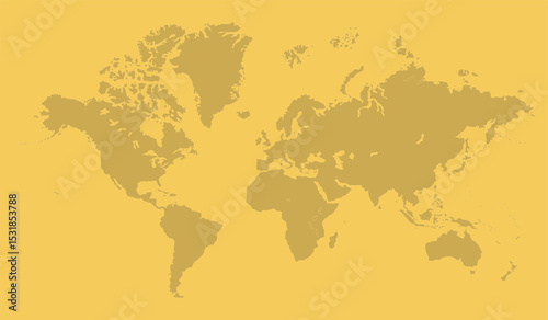 world map canvas, world map picture, world map vector image, modern world map, Illustration, eps 10, worldwide, all continents, all countries, worldwide project