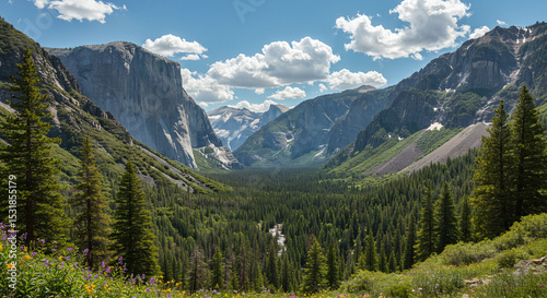 Summer Serenity in the Rocky Mountains – Lush Green Valleys and Majestic Peaks at Maroon Bells, Colorado