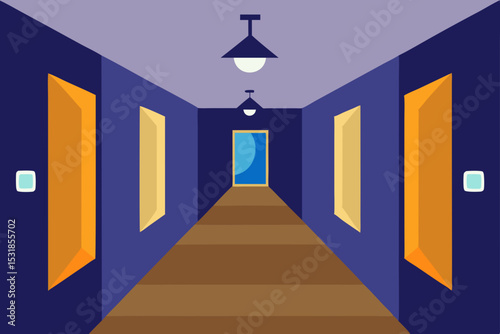 Mysterious Corridor Exploring the Intriguing Design of a Long Hallway