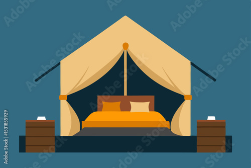 Luxury Glamping Tent  Ultimate Comfort in the Outdoors
