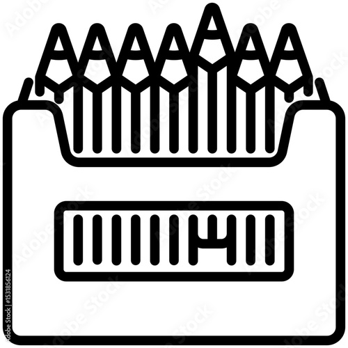 Colored Pencil Icon