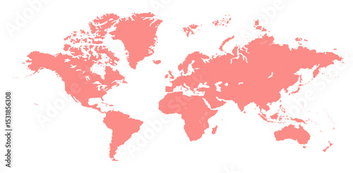 world map continents, world map picture, world map vector image, modern world map, Illustration, eps 10, worldwide, all continents, all countries, worldwide project