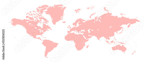 world map continents, world map picture, world map vector image, modern world map, Illustration, eps 10, worldwide, all continents, all countries, worldwide project