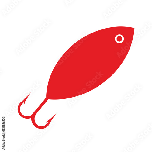 Fishing lure vector illustration