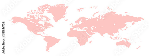 world map continents, world map picture, world map vector image, modern world map, Illustration, eps 10, worldwide, all continents, all countries, worldwide project