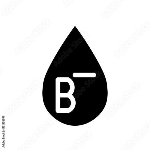 blood donation glyph icon