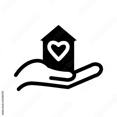 health care glyph icon