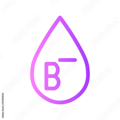blood donation gradient icon