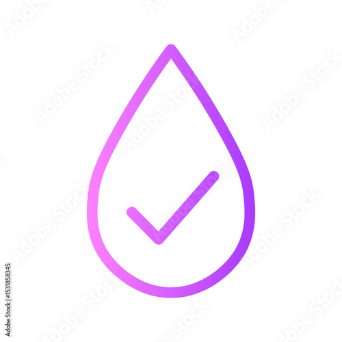 blood donation gradient icon