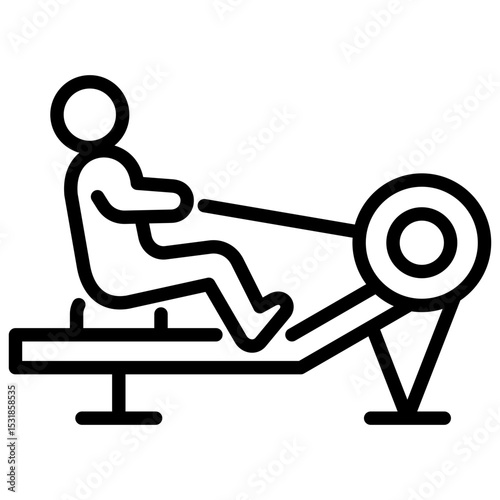 Rowing Machine Icon