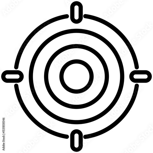 Shooting Target Icon