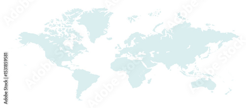 World map Illustration, world map picture, world map vector image, modern world map, Illustration, eps 10, worldwide, all continents, all countries, worldwide project
