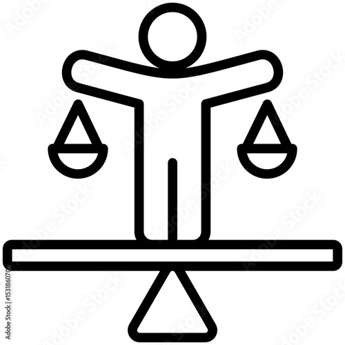 Balance Beam Icon