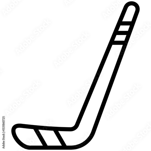 Ice Hockey Stick Icon