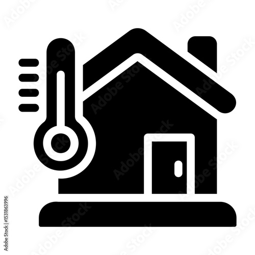 temperature sensor Solid icon