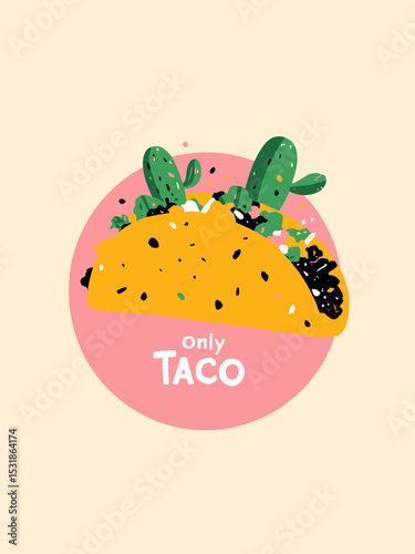 logo for a taco restaurant named OnlyTaco 