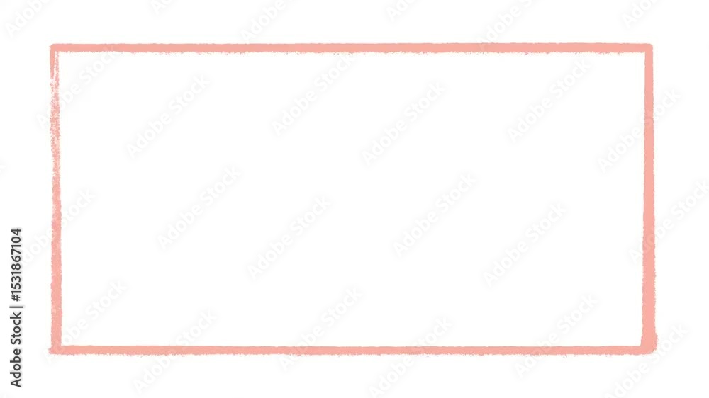 pencil brush stroke frame animation loop,text space