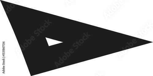 Black and White Abstract Geometric Background Vector for Art and Design