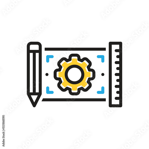 Multi color icon for project
