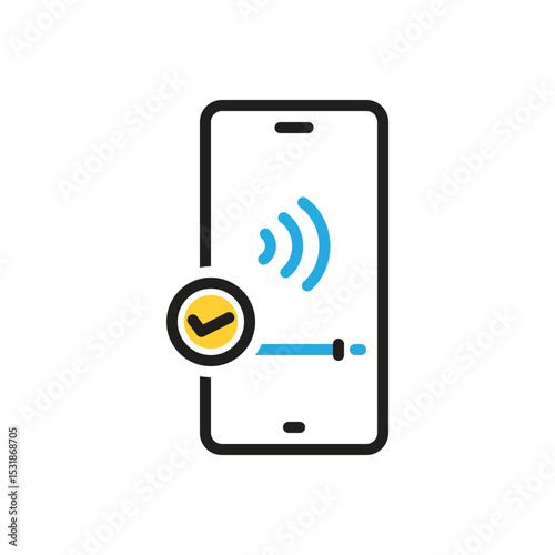 Multi color icon for allow