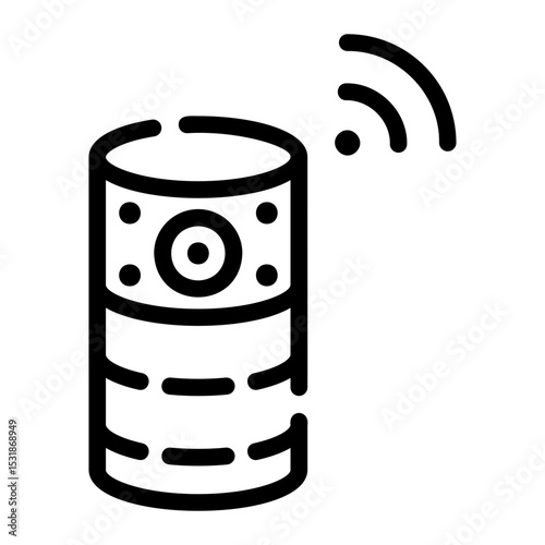 smart speaker Line Icon