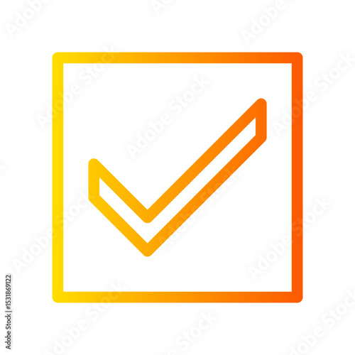 check gradient icon