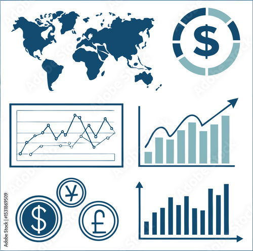 Business & Finance Infographics charts