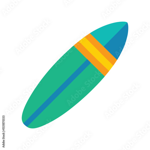Surfboard vector illustration