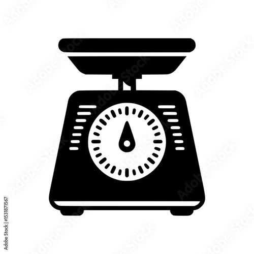Hair salon tools hanging on rack icon