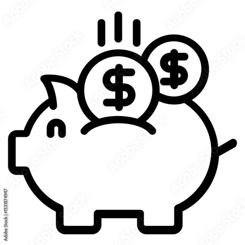 piggy bank icon