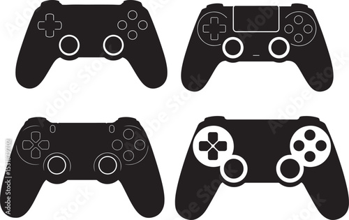 Video game controller vector illustration