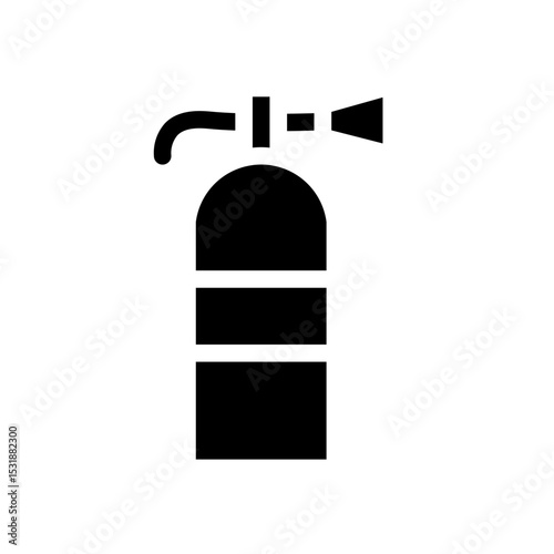 extinguisher glyph icon