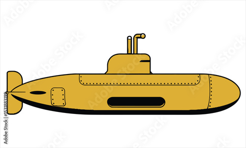 illustration of a submarine