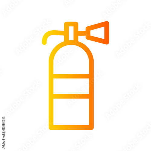 extinguisher gradient icon