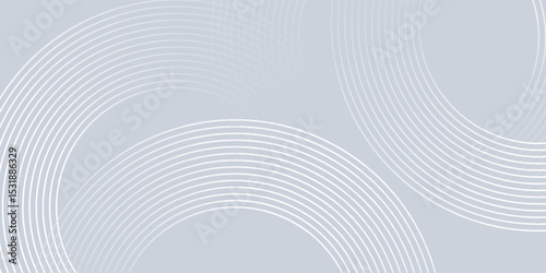 abstract white background modern design circle futuristic background eps10