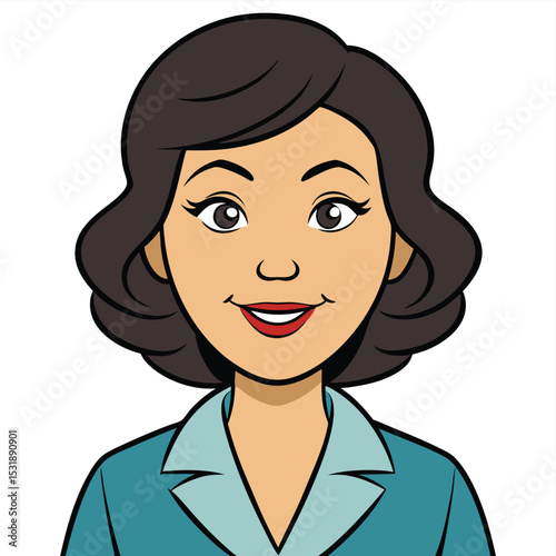 Professional woman with a slight furrow in her brow, indicating focused thought and serious consideration, a deep and intelligent expression.