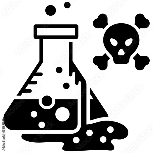 Contaminated Lab Equipment Icon