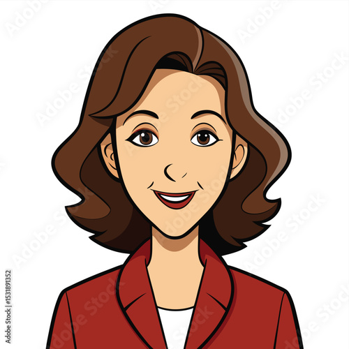 Professional woman with a subtle tilt of her chin, conveying confidence and poise, a quiet strength in her demeanor for leadership.
