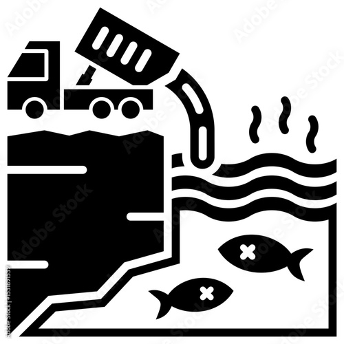 Contaminated River Icon