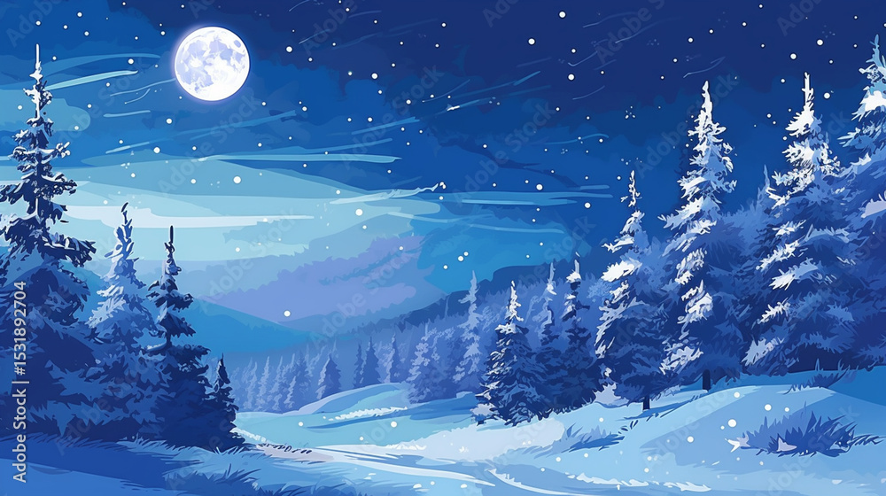 Naklejka premium ArtisticWinter 