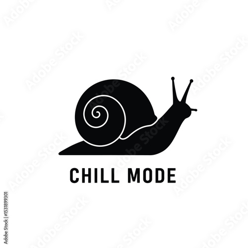 A cute cartoon snail with a spiral shell on a white background, perfect for a fun nature design illustration