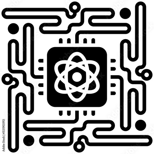 Quantum Cryptography Icon