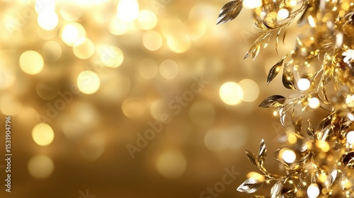 Defocused circular light spots in soft white and amber tones, evoking elegance and calm