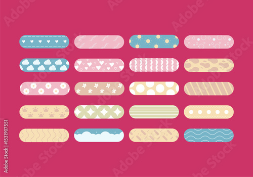 Cute Washi Tape Element