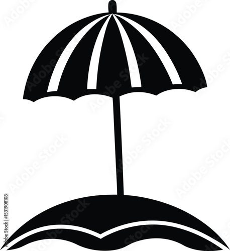 Beach Umbrella Icon