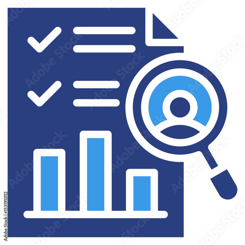 Performance Review  Icon Element For Design