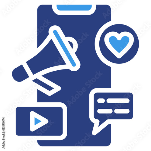 Content Marketing  Icon Element For Design