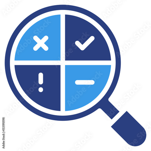 Swot Analysis  Icon Element For Design