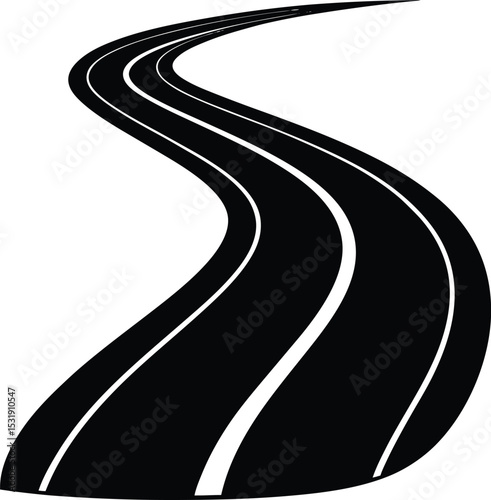 Winding Road Icon