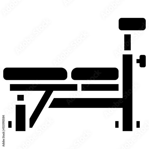 Weight Bench Icon